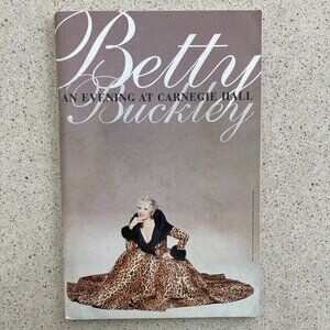 Betty Buckley Evening At Carnegie Hall Playbill / Stagebill Silver Cover 1996